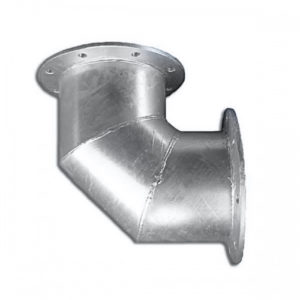 Curva Flangeada 90º - Aço Zincado