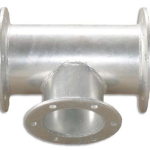TEE de Linha Flangeado - Aço Zincado
